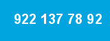 922 137 78 92 922 137 78 92